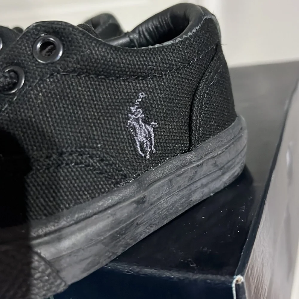 Polo Ralph Lauren Vaughn canvas boat Shoes Sneakers new Boys Toddlers Size 4